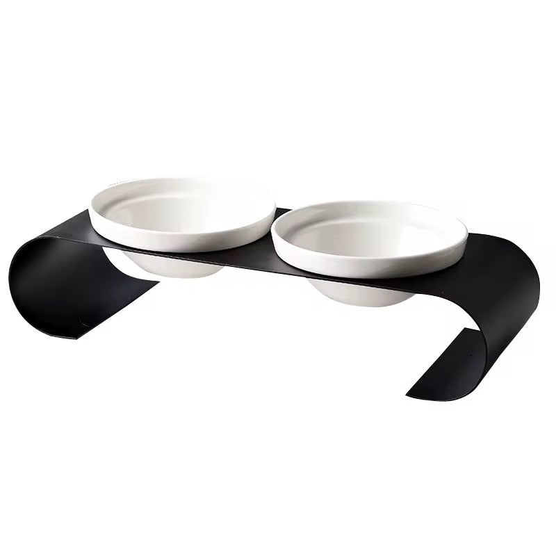 Ergonomic Cat Feeding Station