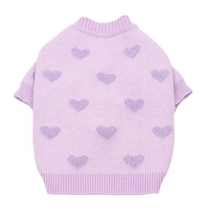 Purr-fectly Cozy Lavender Knit Cardigan