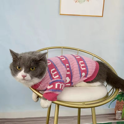 Pink Meow Cardigan