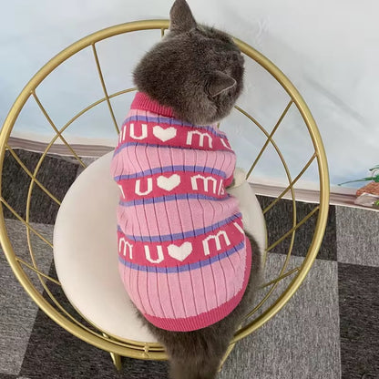 Pink Meow Cardigan