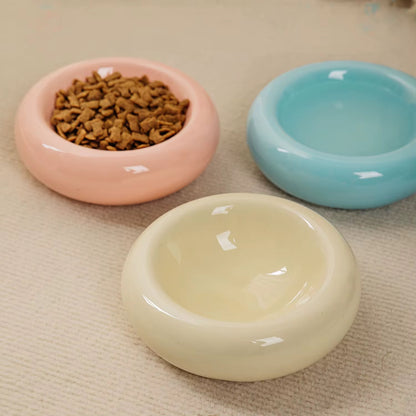 Ceramic Anti-Tumble Cat Bowl