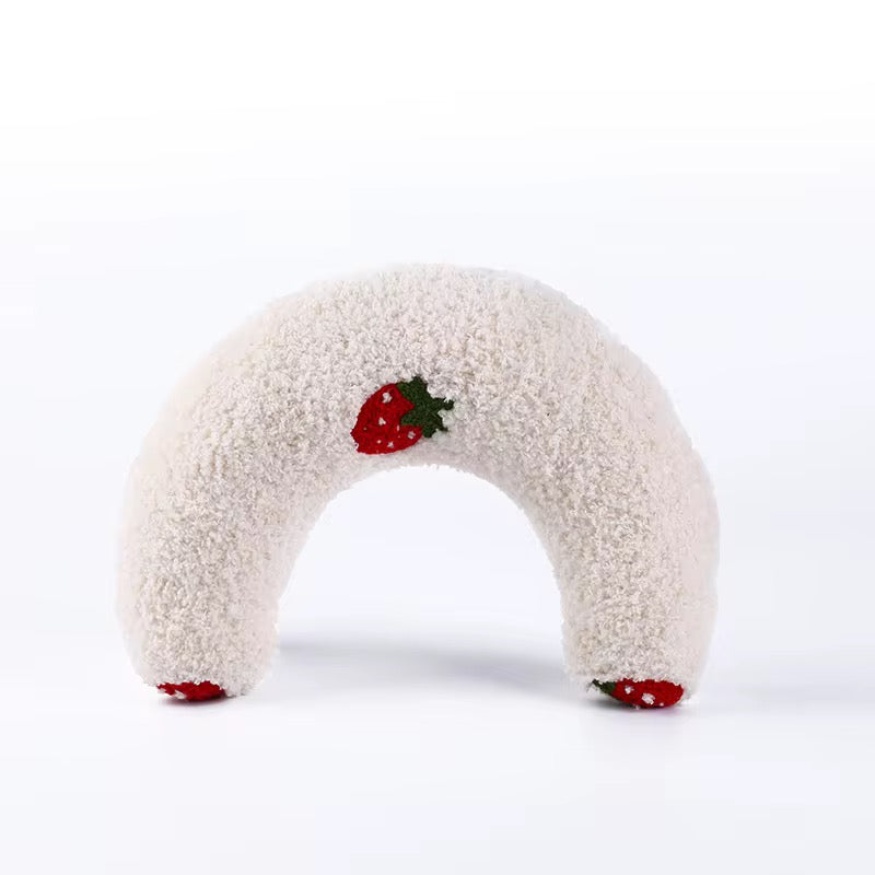 Fleece Half Moon Pillow